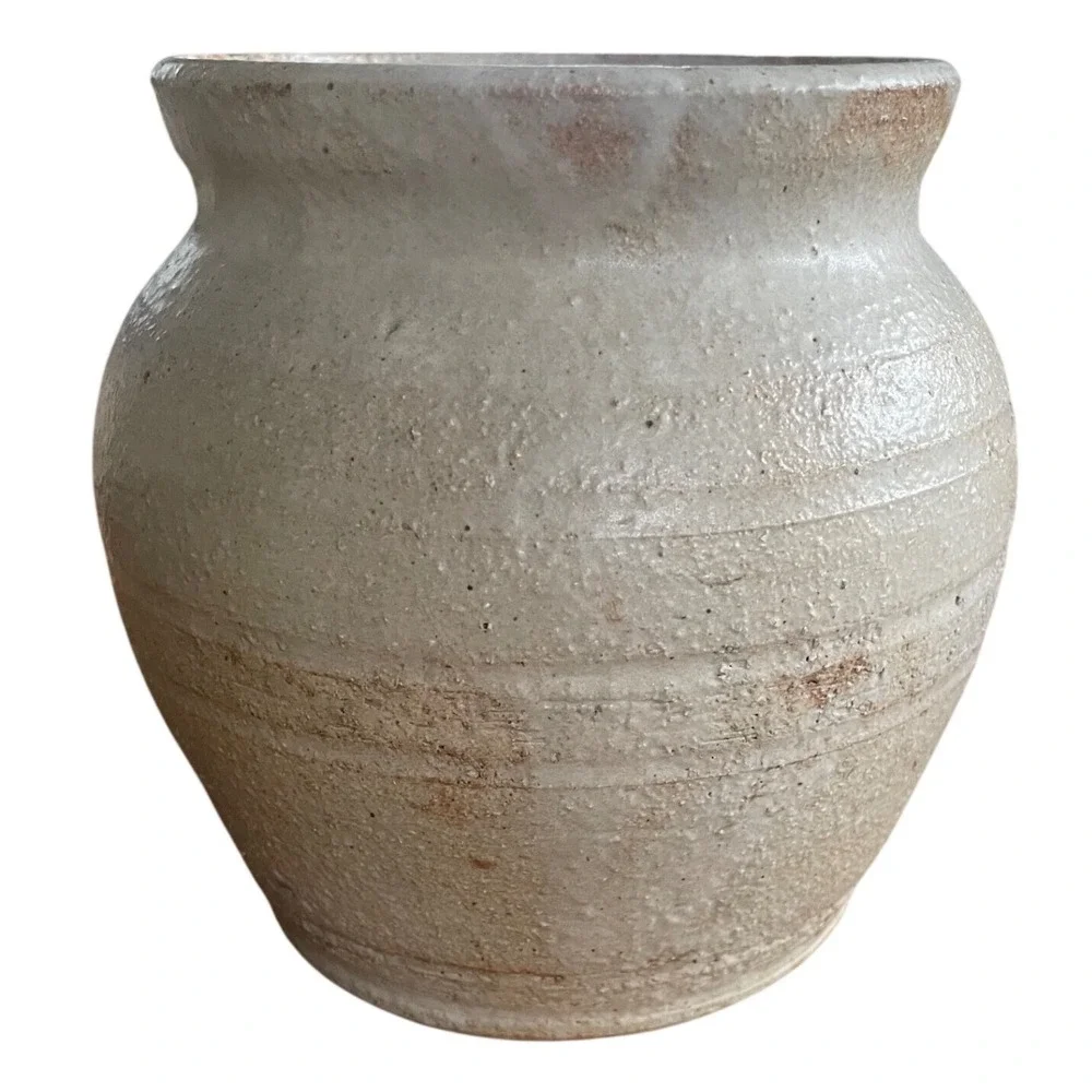 Vintage Mid-Century Studio Pottery‎ Jar – Wheel Thrown Stoneware Crock Vase 5.5